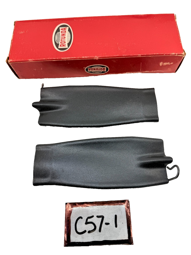 NOS 1964 - 1968 Ford Mustang Galaxie Seat Belt Retainers C4AZ-25611A32-A C57-1