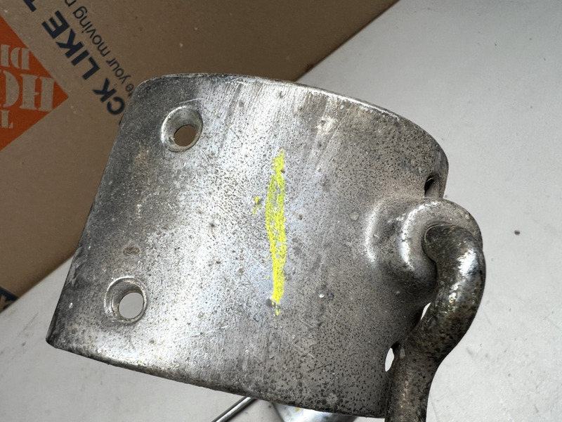 OEM 61-63 Ford Thunderbird Sun Visor Arm Bracket C1SB-6304122-B U1C-B8-1