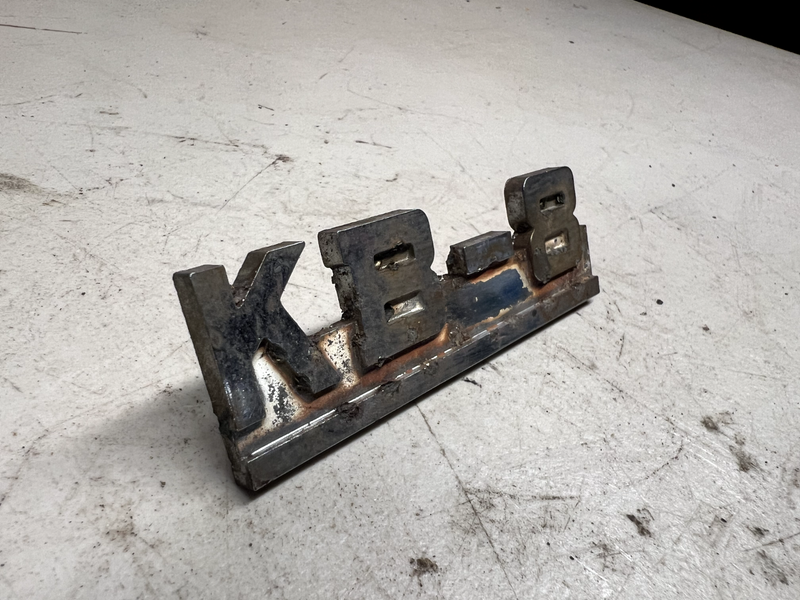 Vintage Original 1940's International KB-8 Emblem Badge  Part# 747561835-R1 B17