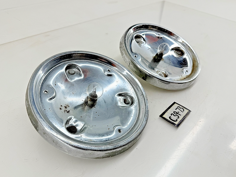 OEM 1956 Ford Fairlane T-Bird Crown Victoria Chrome Rear Light Housing C39-73