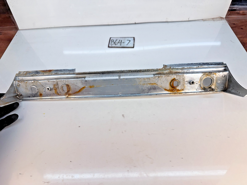 Vintage Ignition Lights Blower Map Light Chrome Dash Panel Part # 714273 B64-7