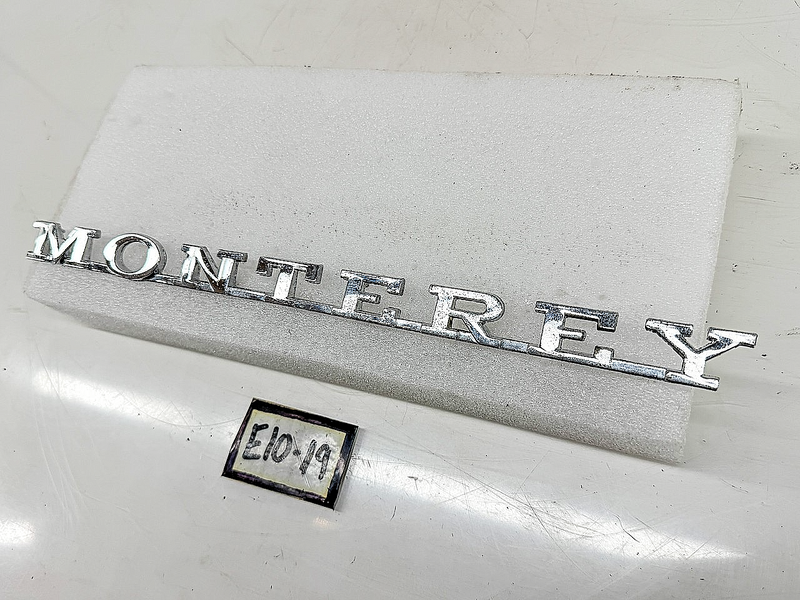 OEM 1966 - 1968 MERCURY MONTEREY BLOCK LETTER EMBLEM C6MB-62291A36 E10-19