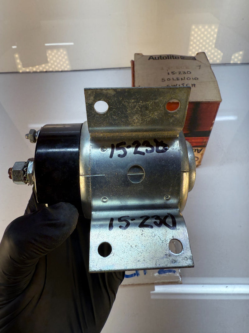 NOS AUTOLITE STANDARD SS-201 SOLENOID SWITCH 12V 1955-56 CHEVY CORVETTE C17-2
