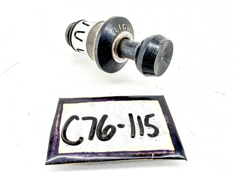 OEM  1952 1953 Ford Cigarette Lighter Assembly Knob Dash Bezel C76-115