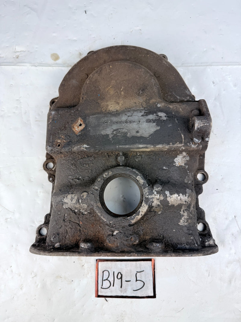 1963 1964 1965 1966 1967 Ford Tbird Mercury 352 390 427 428 TIMING COVER B19-6