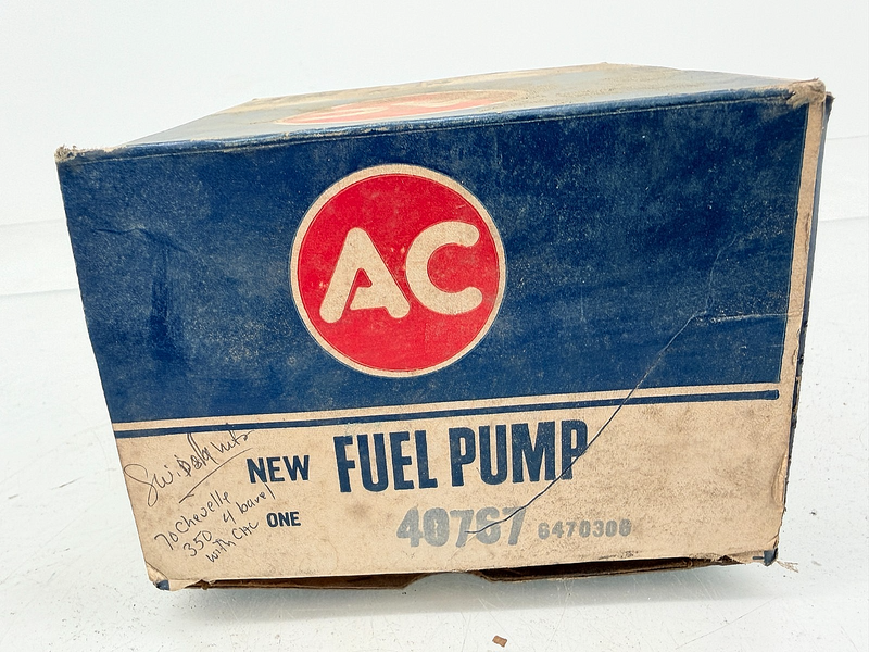 NOS GM 1970 Chevy Chevelle 350 A/C 40767 AC Fuel Pump 6470306 F-127