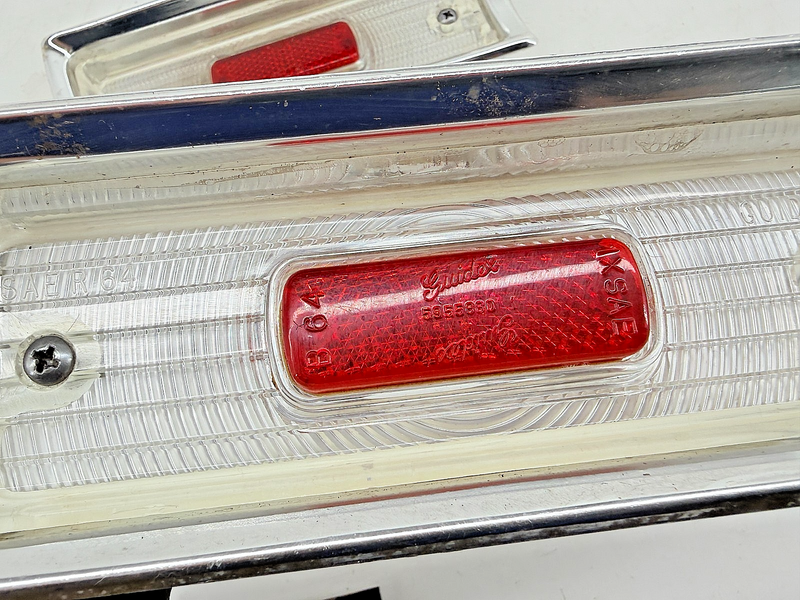 OEM 1964 Chevrolet Chevelle Malibu Backup Lamp Lens Pair 5955880 C70-34