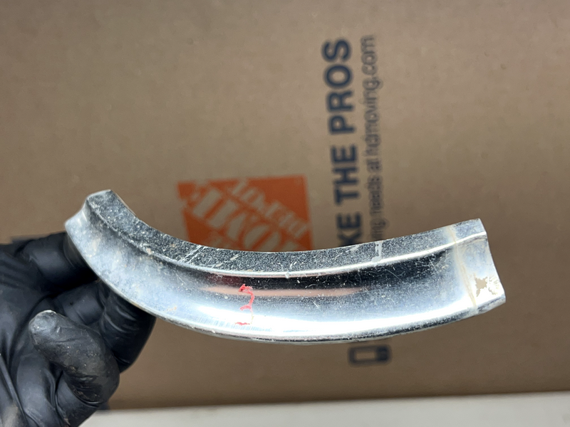 1960 Chevrolet Impala Lower Left Headlight/ Fender Moulding Trim 60 B24-3