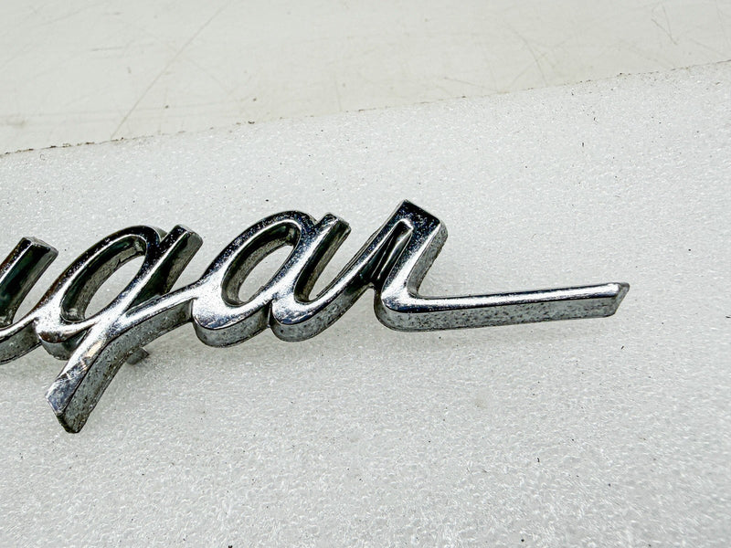 OEM 1971 1972 1973 MERCURY COUGAR SCRIPT EMBLEM PAIR D1WB-16098-AA E10-81