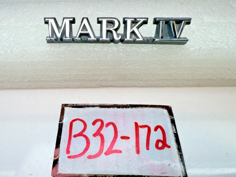 OEM Ford Lincoln MARK IV Car Emblem METAL Ford 1972 -1976 72 73 74 75 76 B32-172