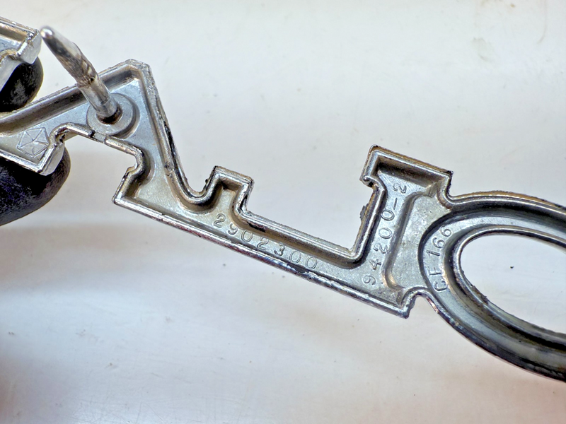 Vintage OEM Dodge 1966 POLARA Chrome Emblem Name Plate Badge 94200-2 E8-15