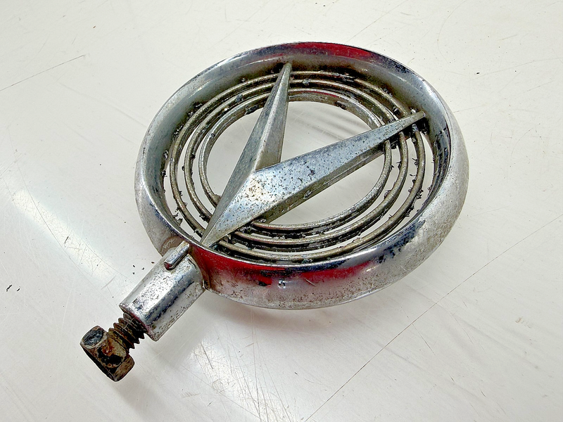 OEM 1955 Buick Roadmaster Chrome V Hood Ornament Emblem E7-112
