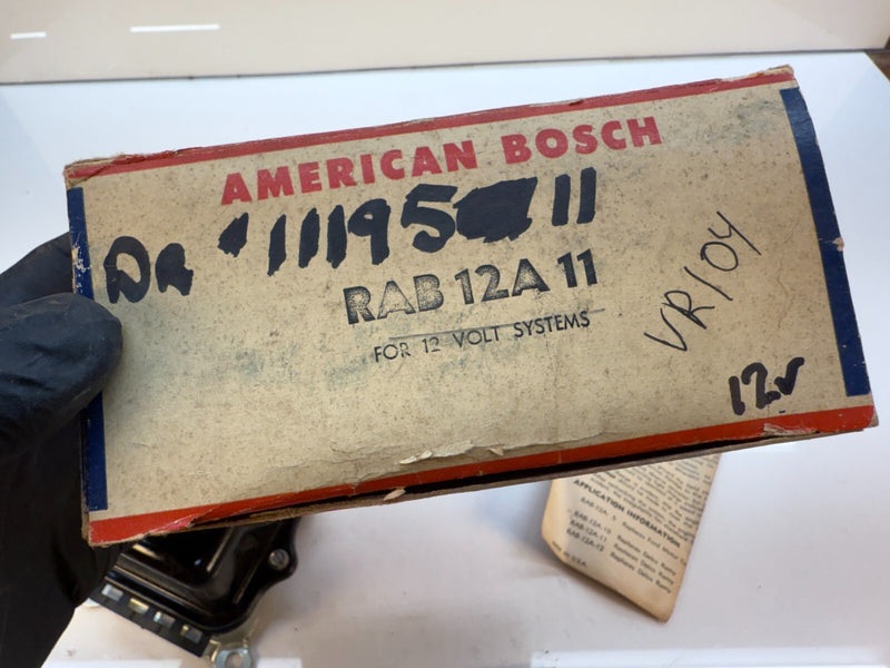 NOS American Bosch Voltage Regulator RAB 12A 11 C16-34