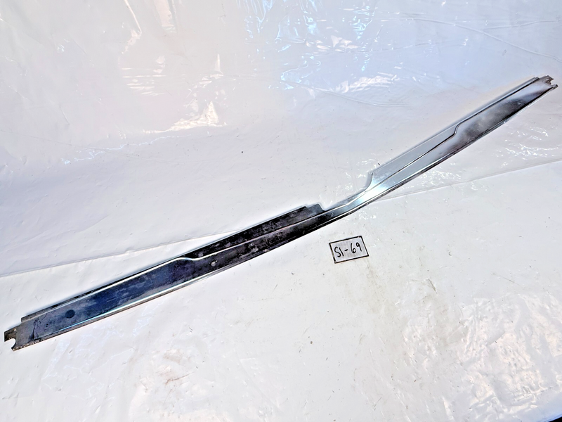 RARE OEM 1964 Ford Fairlane 500 Front Bumper Filler Panel TRIM MOULDING S1-69