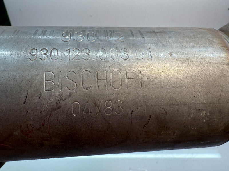 NOS OEM Porsche 911 / 930 Turbo Wastegate Muffler 930.123.063.01 C14-6