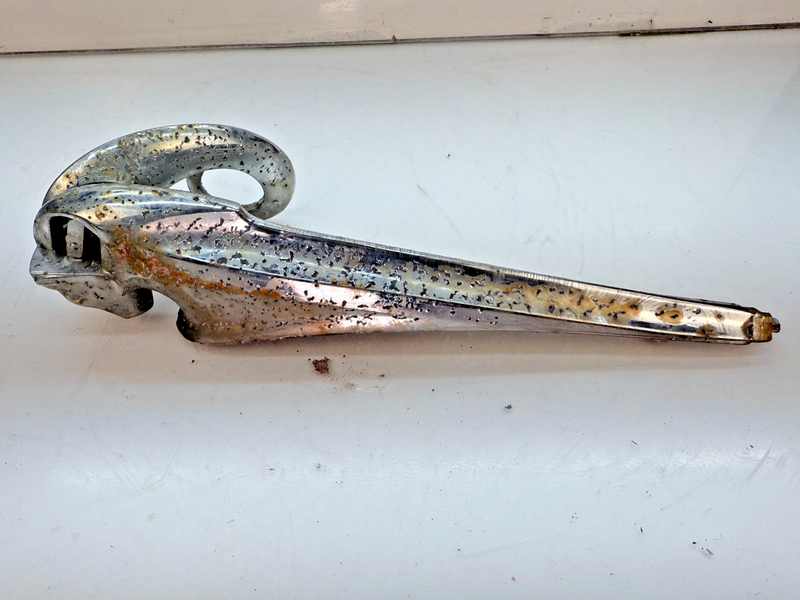 VINTAGE OEM 1953 DODGE RAM Chrome HOOD ORNAMENT 1373215 Rat Rod B83-67