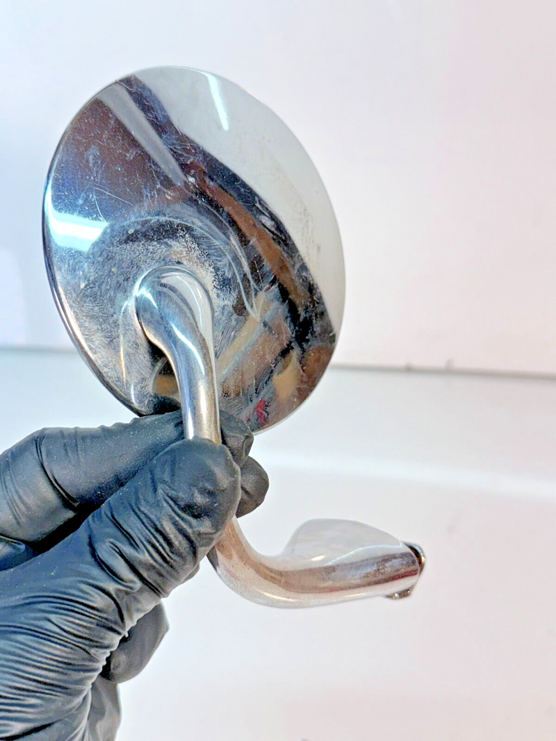 Vintage 1930's & 1940's Clamp On Chrome Side Mirror B55-15