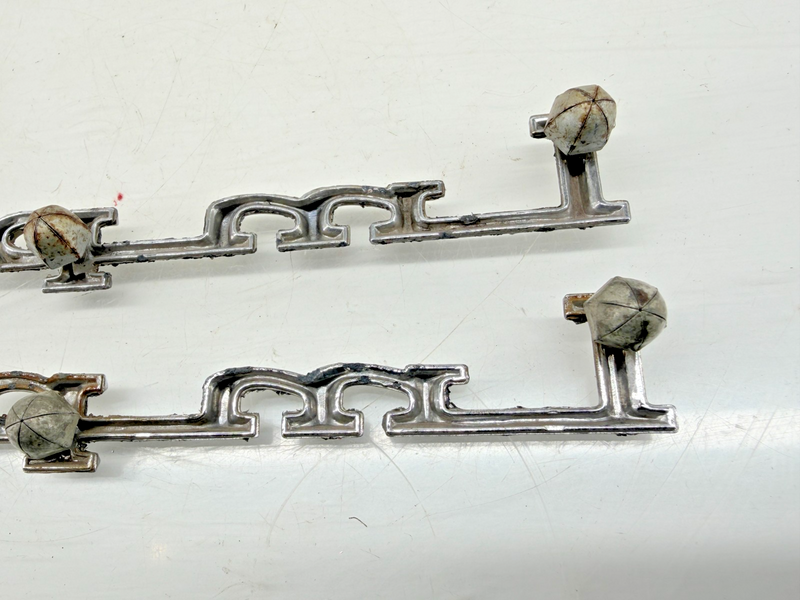 OEM 1967 CHEVROLET IMPALA Fender Badge Emblems Pair E9-60
