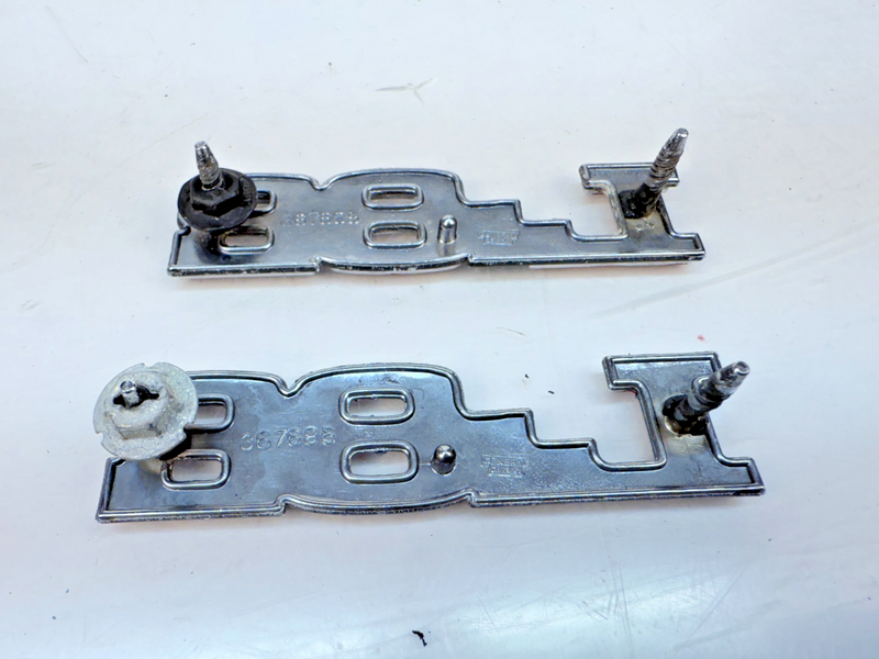 OEM 1973 - 1979 Corvette C3 Hood "L-82" PAIR SET Emblems Badge 367685 E7-52