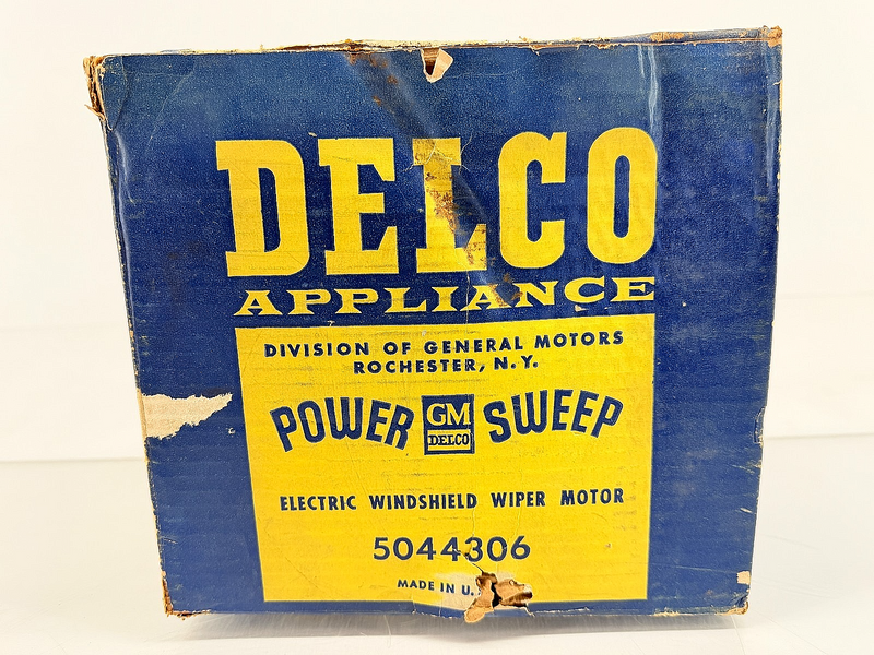 NOS DELCO 1958 1959 Chevy / Truck Car Electric 2 Speed Wiper Motor 5044306 C68-1