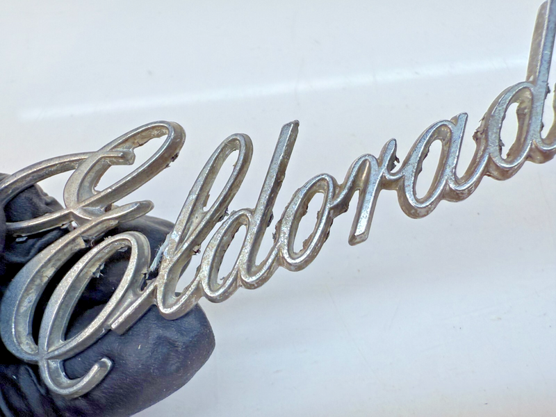 OEM 1986 - 1989 Cadillac Eldorado Trunk Emblem Vintage Script 20082823 B32-206