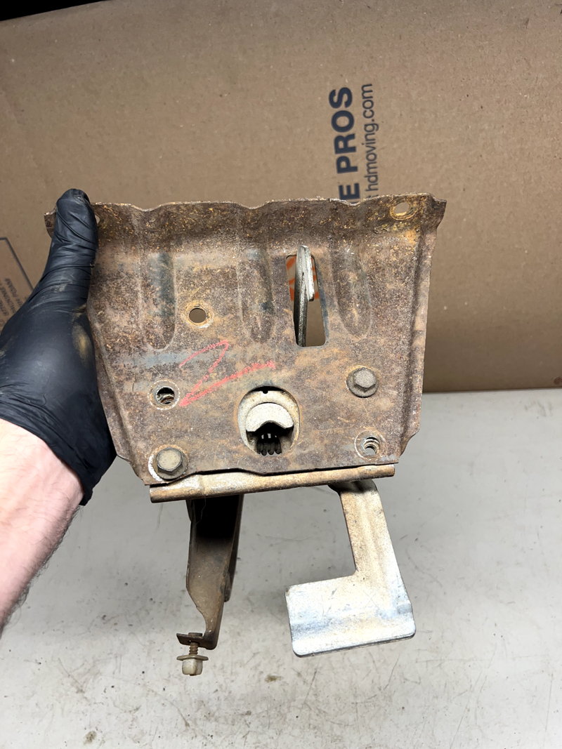 1960 60 Chevy Impala Belair Biscayne Hood Latch Release Handle GM 02DA2 B22-2