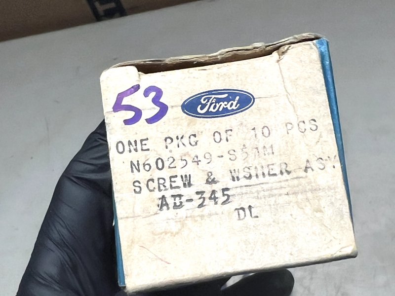 (8) NOS Ford N602549-S51M Clutch Pressure Plate Metric Bolt M8x1.25x20mm B28-53