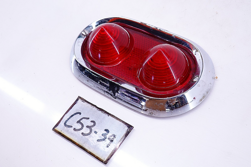 OEM 1950 - 1952 Buick Guide R 40 Lens STIMSONITE Tail Lamp Lens & BEZEL C53-39