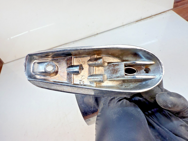 RARE 1950s-60s ROCKET STYLE SIDEVIEW MIRROR RAT ROD HOT ROD CUSTOM CAR C28-12
