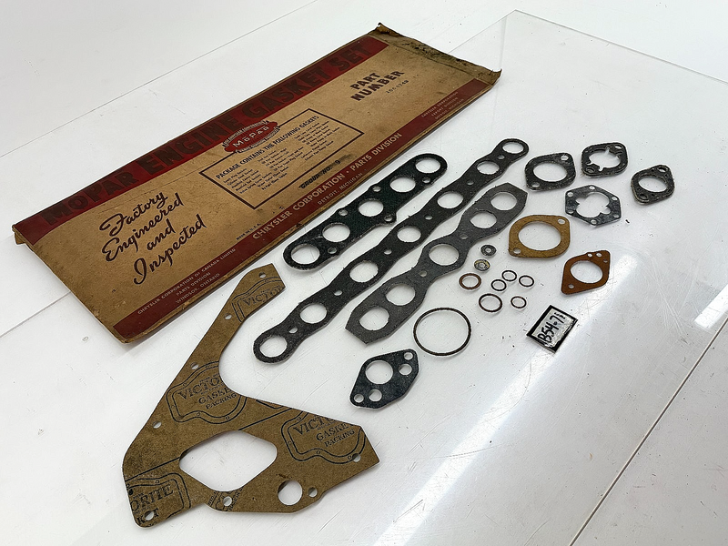 NOS 1935 - 1950 Chrysler Dodge Plymouth Mopar Engine Gasket Set 1064749  B54-71