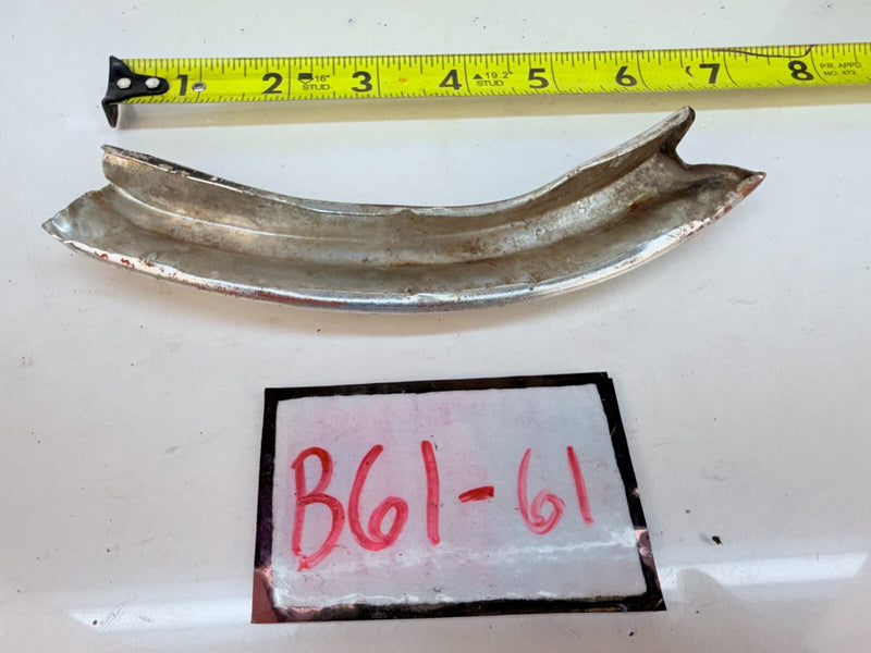 1960 Chevrolet Impala Lower Left Headlight/ Fender Moulding Trim 60 B61-61