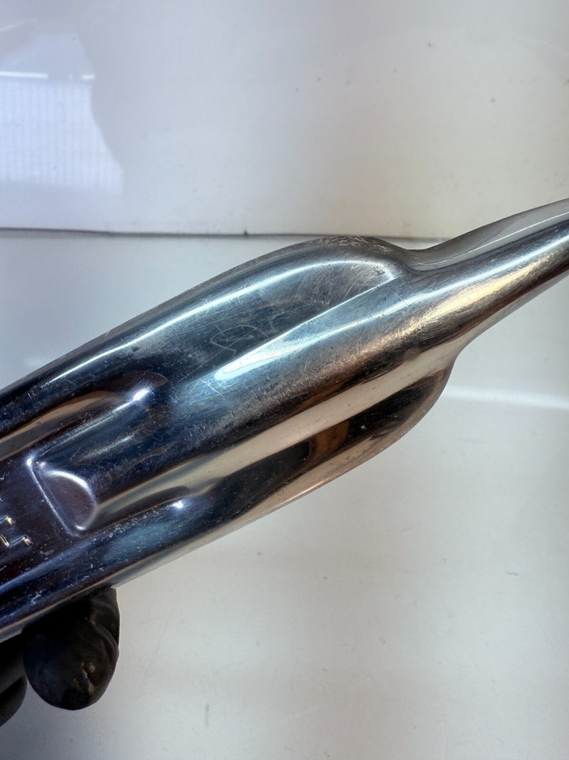 OEM 1951 FORD DELUXE SPEAR EMBLEM TRIM BADGE STAINLESS 51 B59-19