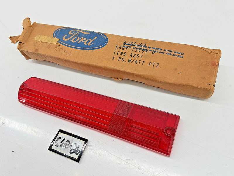 NOS 1966 Mercury Comet Cyclone Caliente Taillight Lens C6GY-13451-D C68-26