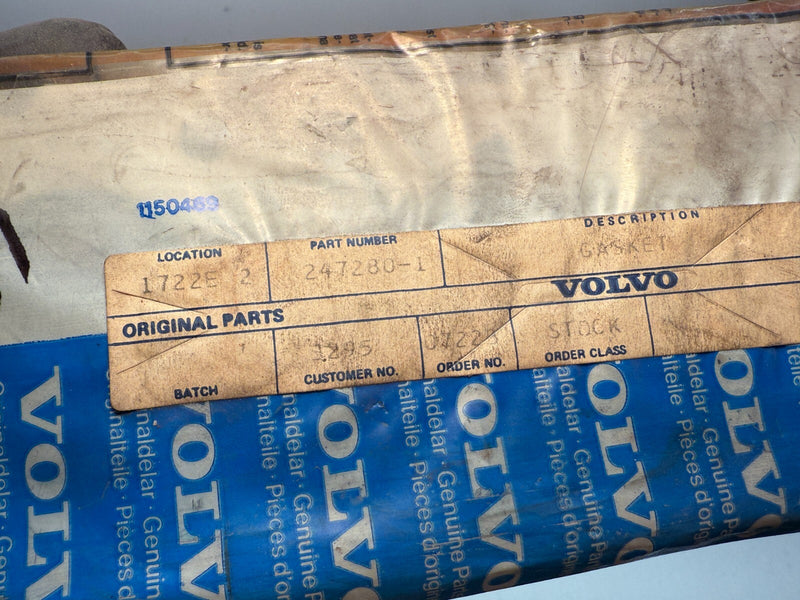 NOS EXHAUST MANIFOLD GASKET VOLVO 260 760 780 1976-1990 247280-1 C15-11