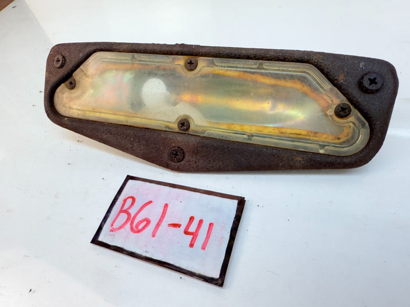 OEM 1960 Chevrolet Impala License Plate Light Housing Guide L1-60 B61-41