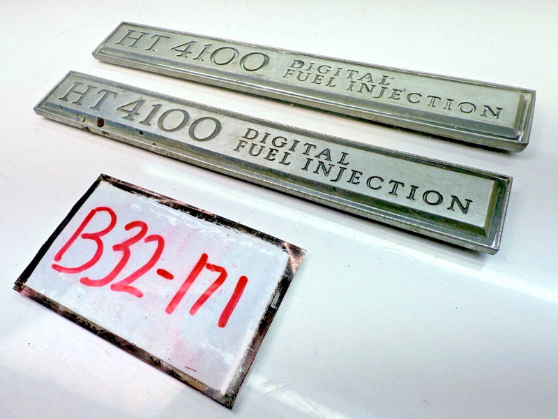 Cadillac HT 4100 Digital Fuel Injection Emblems Eldorado Deville HT4100 B32-171
