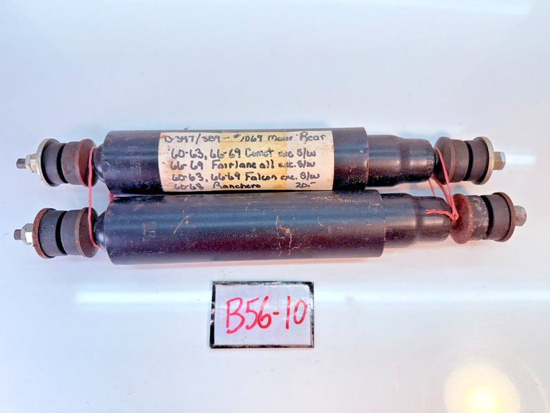 NOS VINTAGE 1960 - 1969 FORD FAIRLANE FALCON RANCHERO MONROE REAR Shocks B56-10