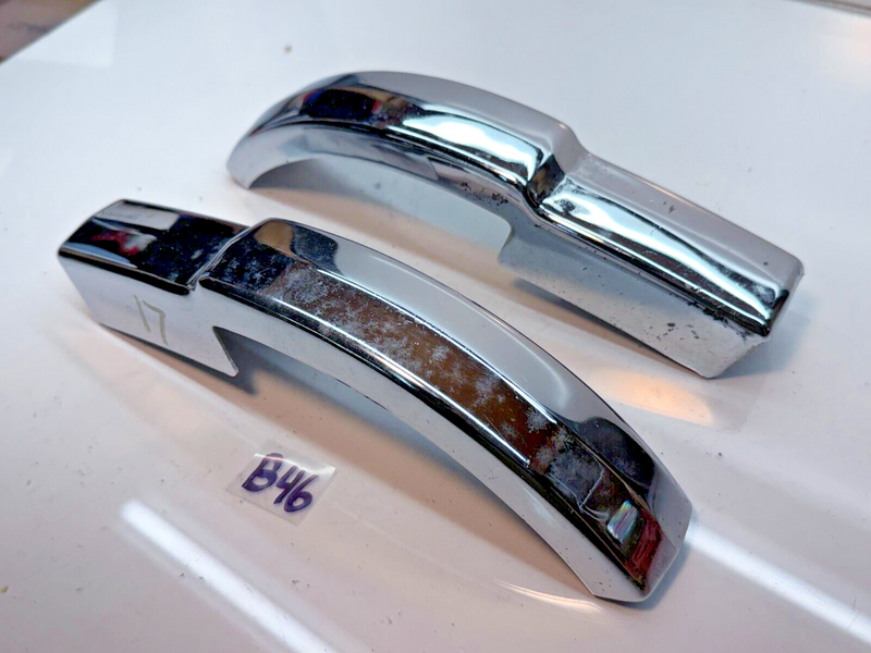 OEM 1952-53 Mercury PAIR Front Lower BUMPER GUARDS BC-17997-A B46-17