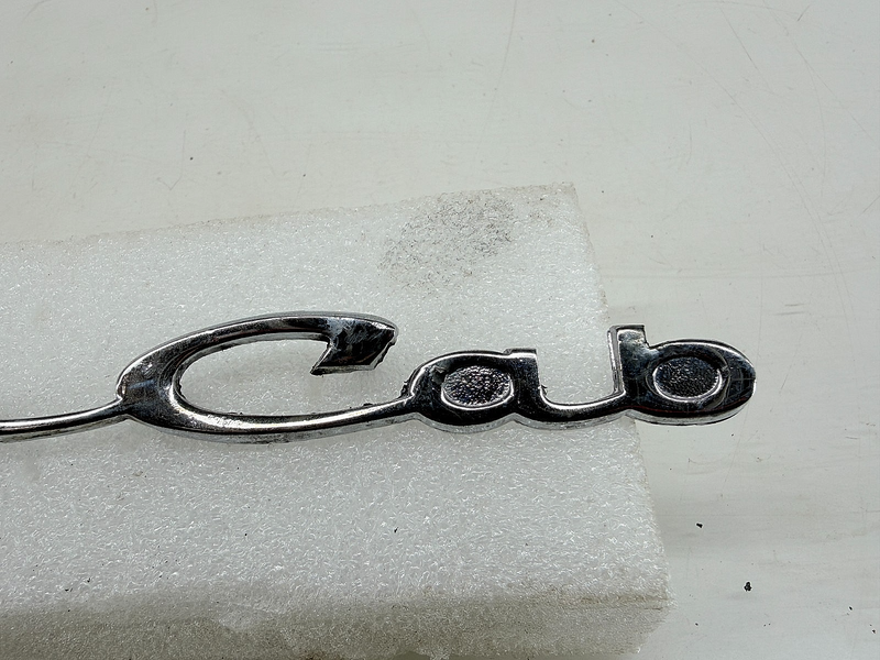 OEM 1961 - 1966 Ford Custom Cab Emblem Script C3TB-9125662-A 1963 E9-109