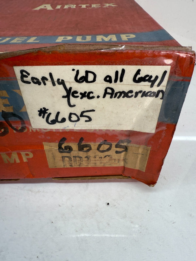 NORS 6605 FUEL VACUUM PUMP EARLY 1960 RAMBLER 6 CYLINDER EXCEPT RAMBLER 60 F-8