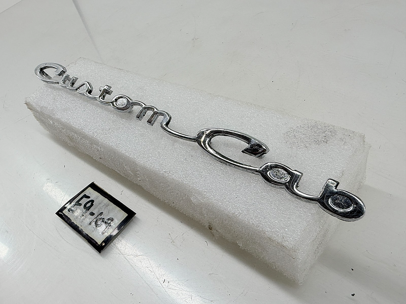 OEM 1961 - 1966 Ford Custom Cab Emblem Script C3TB-9125662-A 1963 E9-109