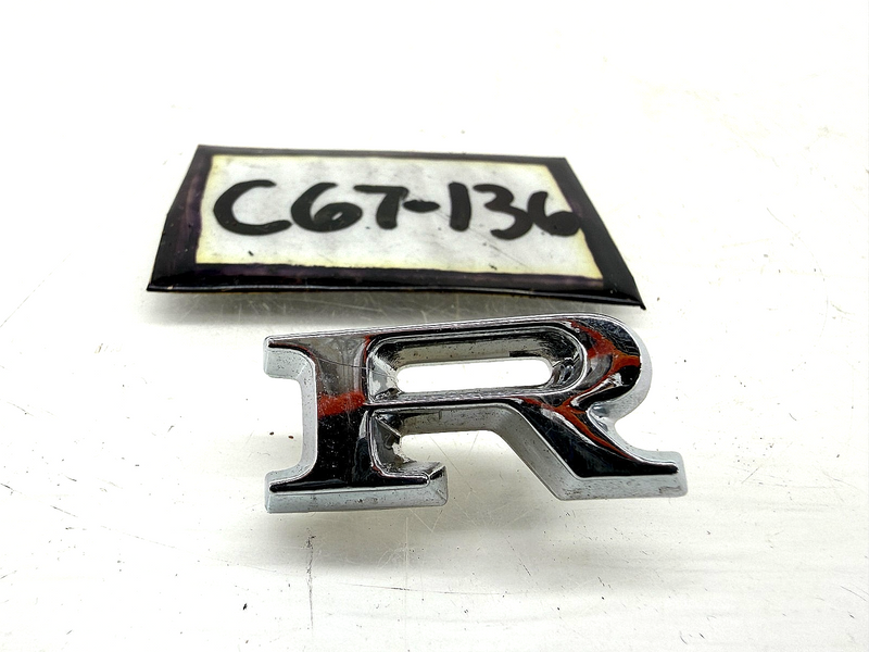 NOS 1978 1979 1980 Ford Letter R Hood Emblem D8DB-8B118-C C67-136
