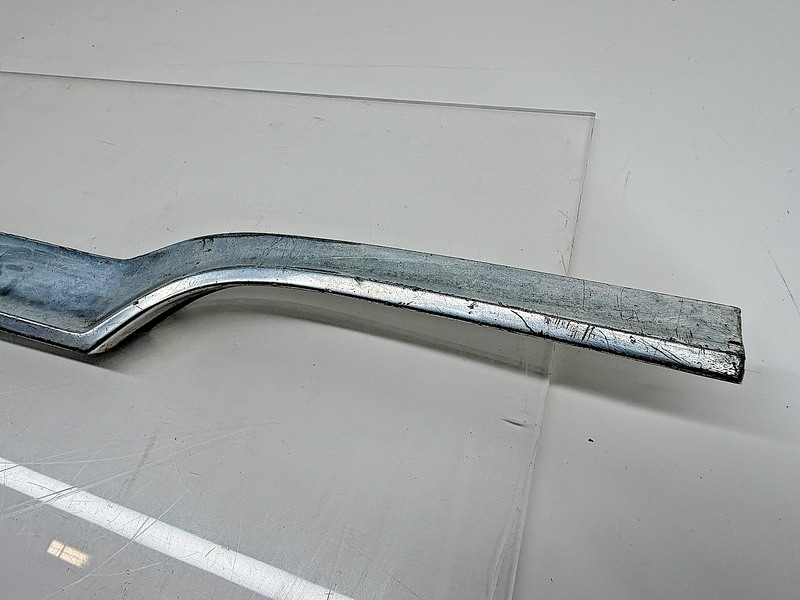 OEM 1964 Chevy Impala Belair Biscayne Hood Lip Molding Above Grille Aluminum