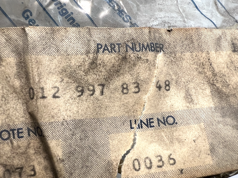 (6) NOS OEM Mercedes Injection Pump O-Ring 0129978348 AK0434 C3-22