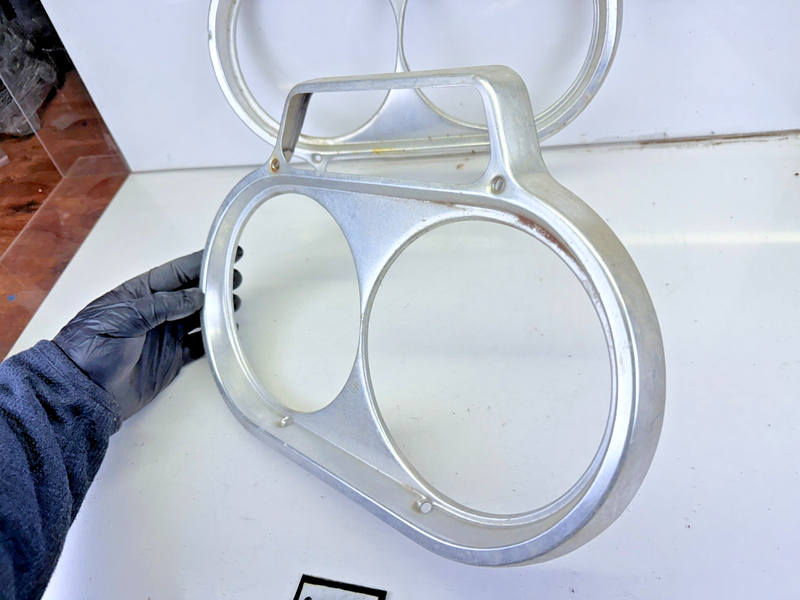 OEM 1960's Studebaker Pair Head Light Bezels Grill Trim C26-15