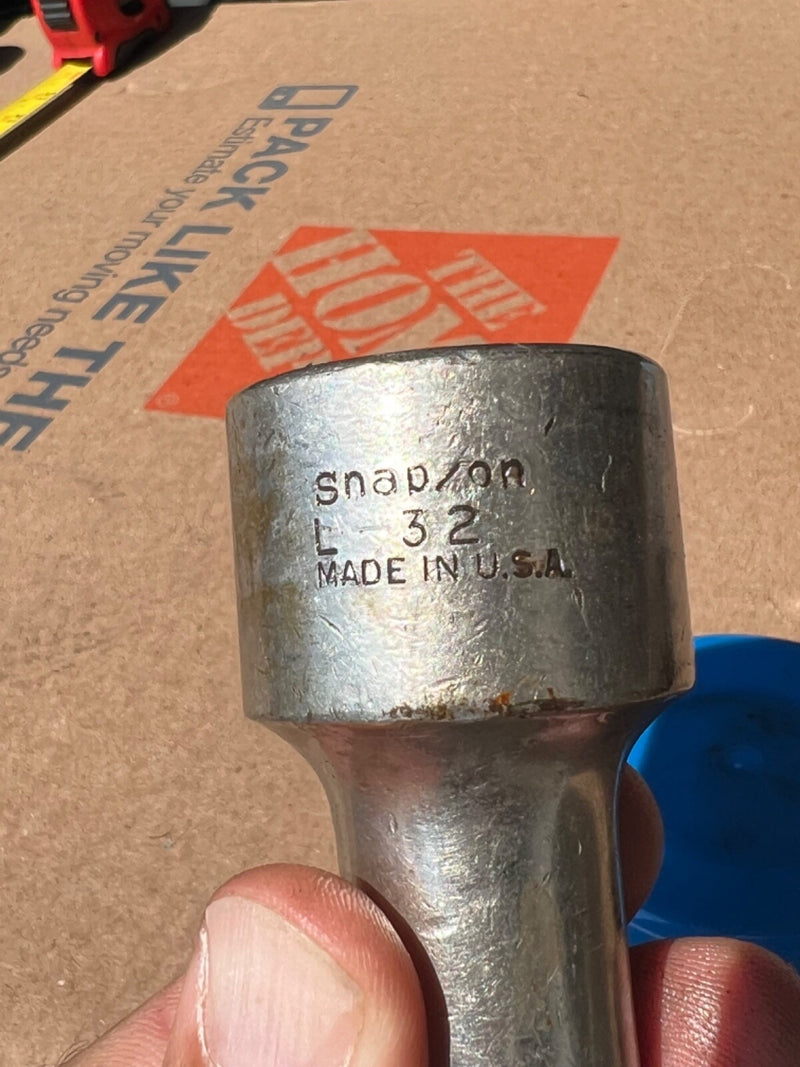 Snap-on Tools USA 3/4" Drive Lock Button 3" Chrome Socket Ratchet Extension L-32