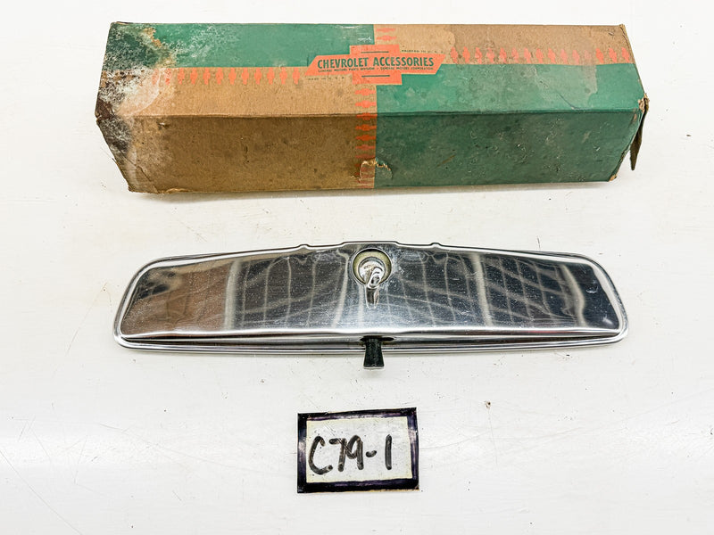 NOS 1963 - 1965 Chevrolet Accessory Rear View Mirror Non-Glare 10" 985601 C79-1