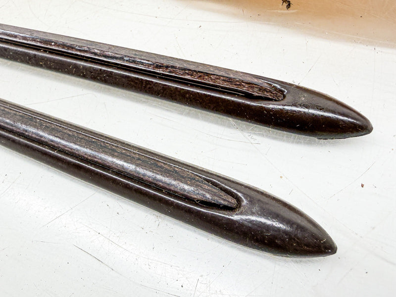 NOS 1973 FORD TORINO FRONT FENDER MOLDING TRIM PAIR D3OZ-16003-B C38-68