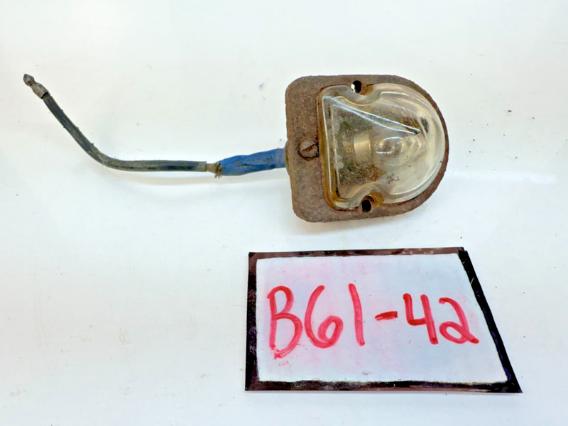 OEM 1949 - 1952 MERCURY 1948 - 56 FORD PANEL LICENSE PLATE LIGHT ASSEMBLY B61-42