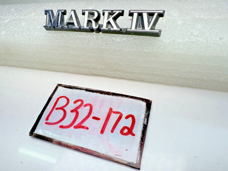 OEM Ford Lincoln MARK IV Car Emblem METAL Ford 1972 -1976 72 73 74 75 76 B32-172